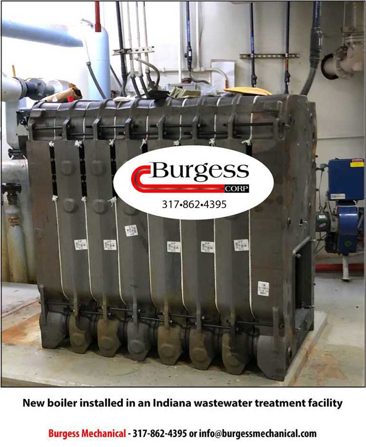 New Boiler Installed at an Indiana Wastewater Treatment Facility