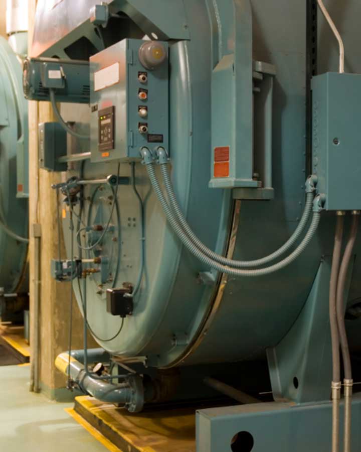 industrial boilers installed by Burgess Mechanical of Indianapolis, Indiana